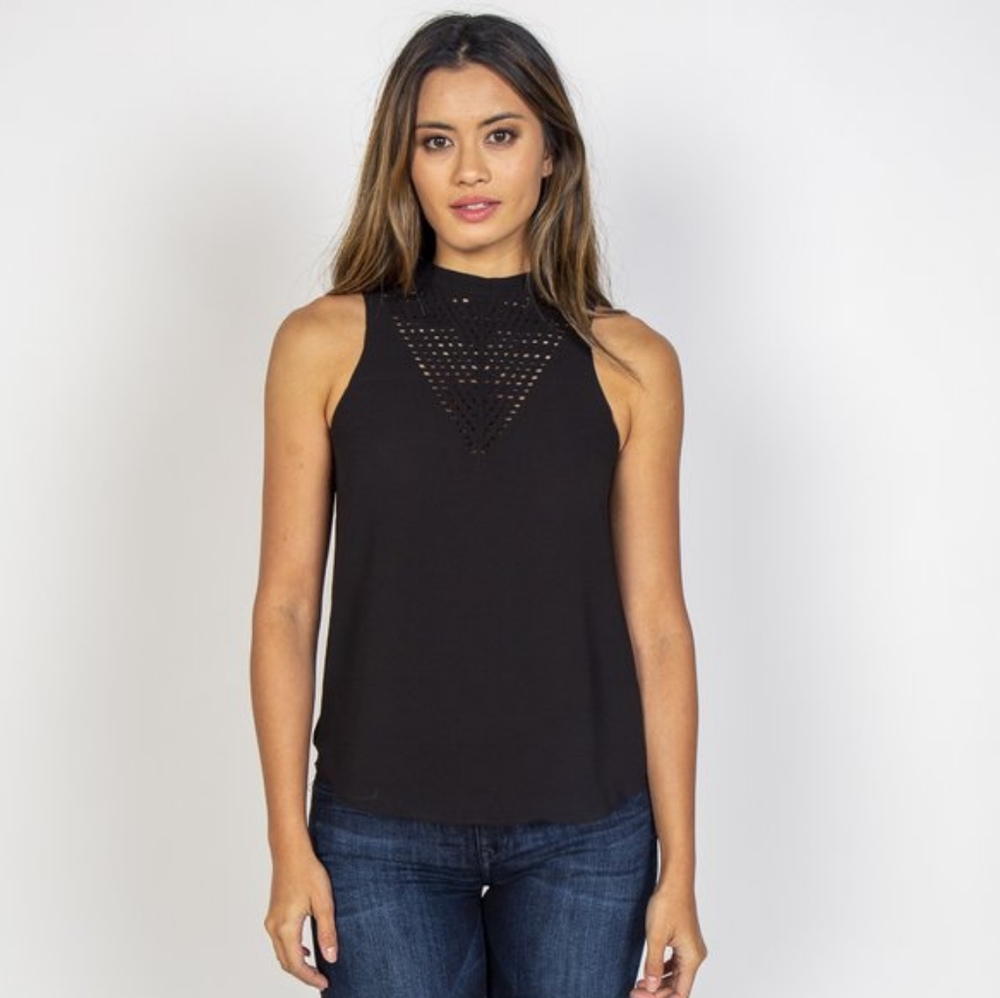Criss-Cross chiffon top